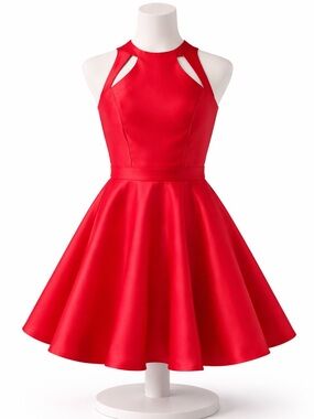 Custom Red Pageant / Formal Dress